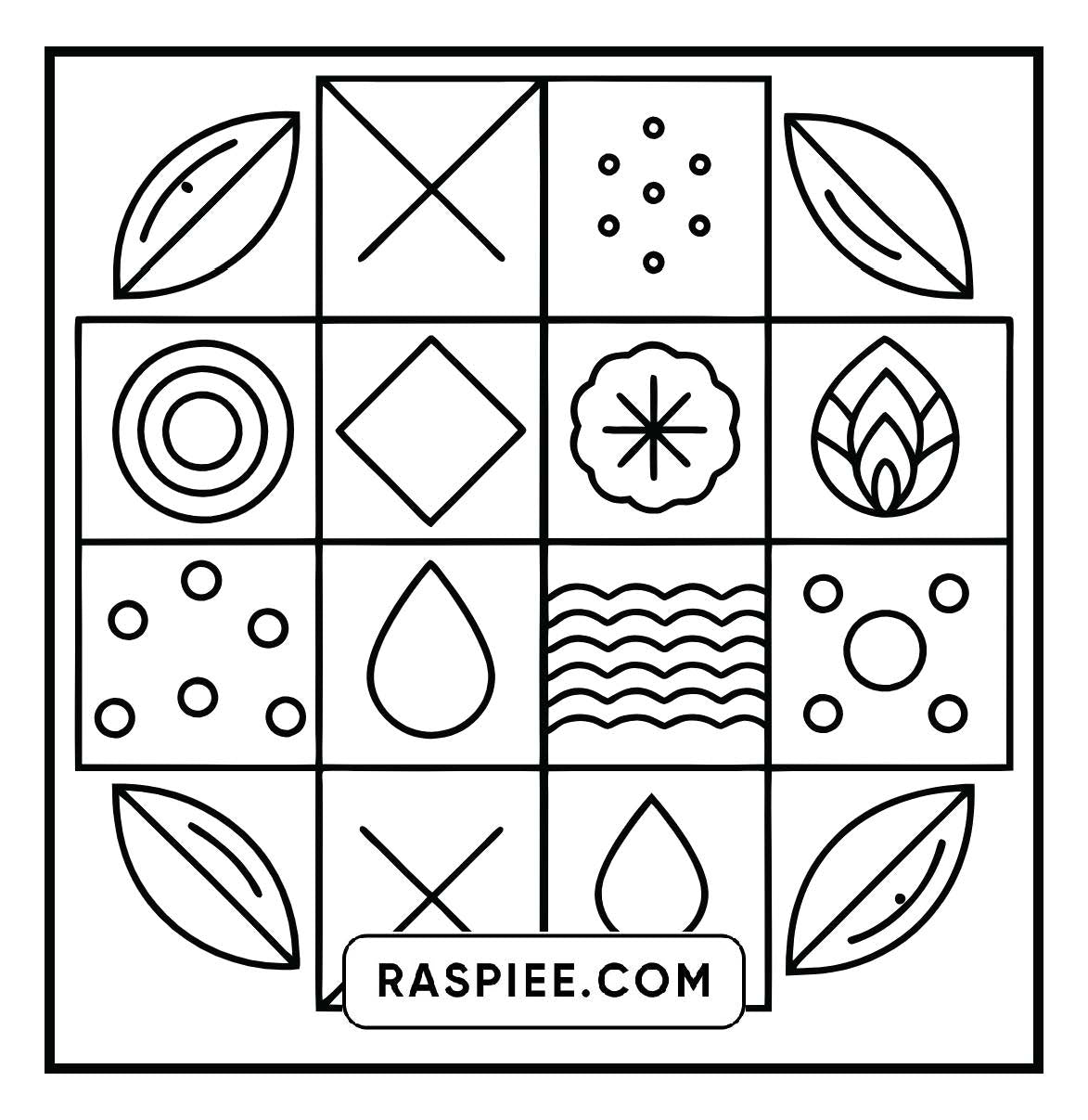 80 Bold and Easy Comfy Patterns Coloring Pages