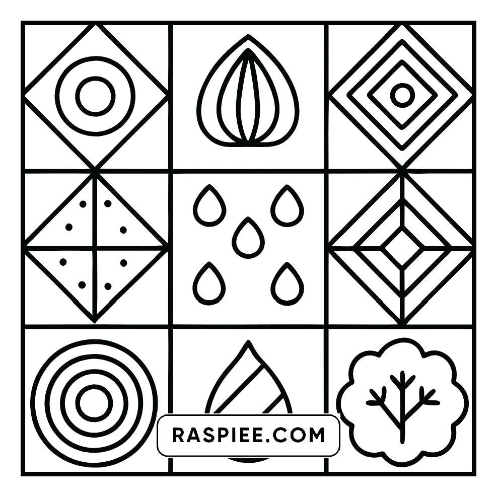 80 Bold and Easy Comfy Patterns Coloring Pages