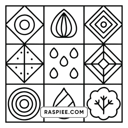 80 Bold and Easy Comfy Patterns Coloring Pages