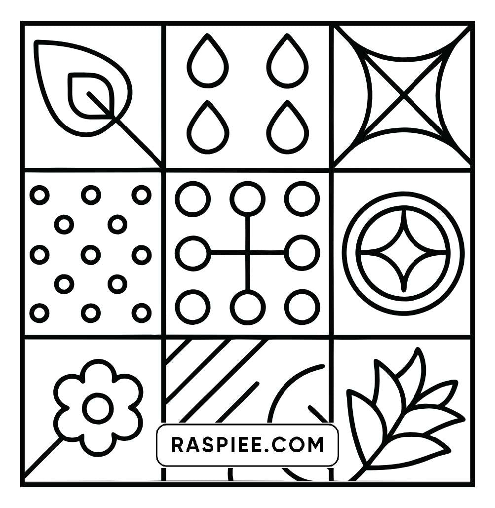 80 Bold and Easy Comfy Patterns Coloring Pages