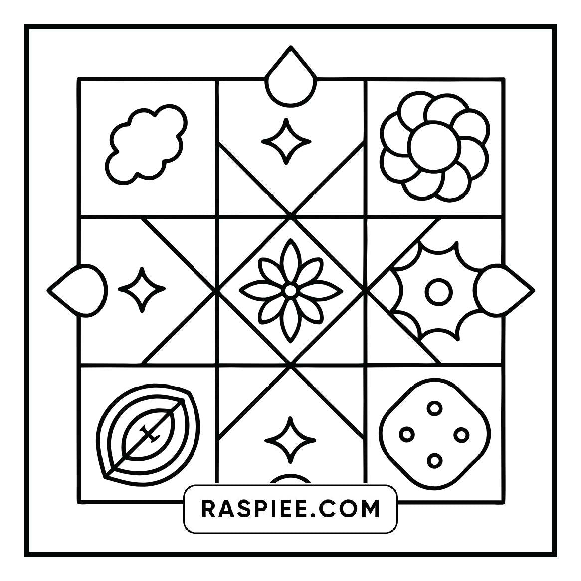 80 Bold and Easy Comfy Patterns Coloring Pages