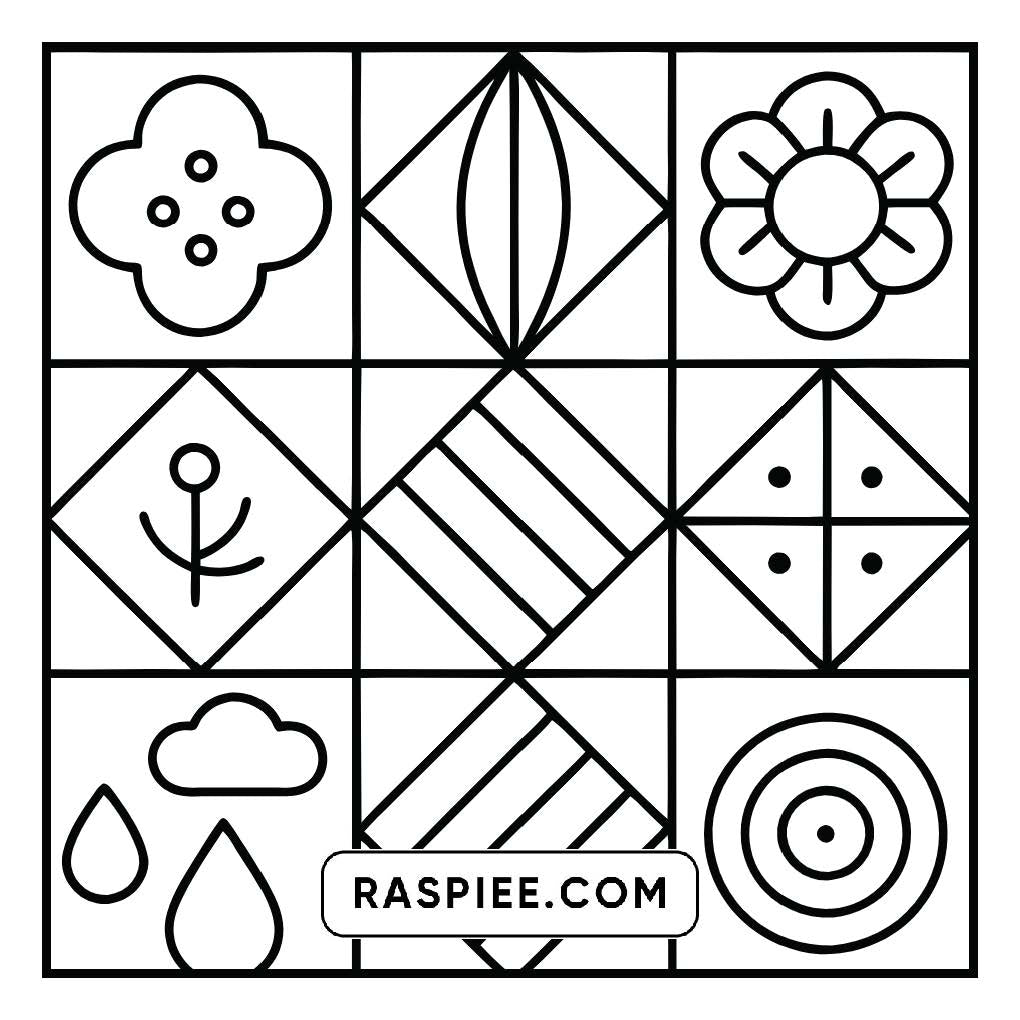 80 Bold and Easy Comfy Patterns Coloring Pages