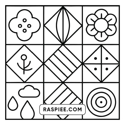 80 Bold and Easy Comfy Patterns Coloring Pages