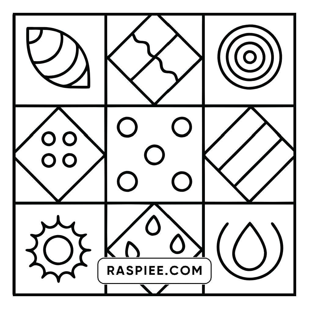80 Bold and Easy Comfy Patterns Coloring Pages