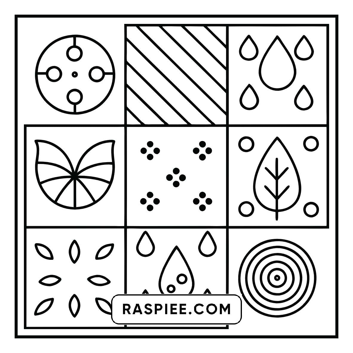 80 Bold and Easy Comfy Patterns Coloring Pages