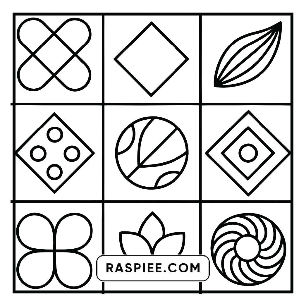 80 Bold and Easy Comfy Patterns Coloring Pages
