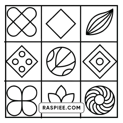 80 Bold and Easy Comfy Patterns Coloring Pages