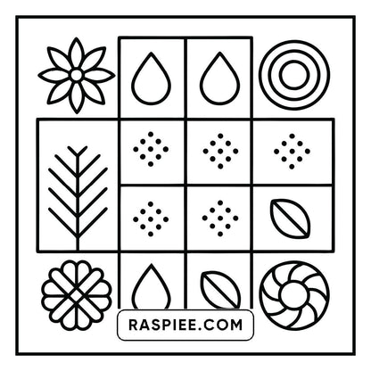 80 Bold and Easy Comfy Patterns Coloring Pages