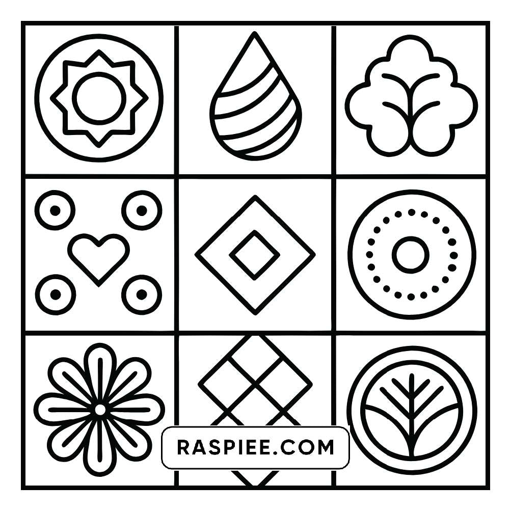 80 Bold and Easy Comfy Patterns Coloring Pages