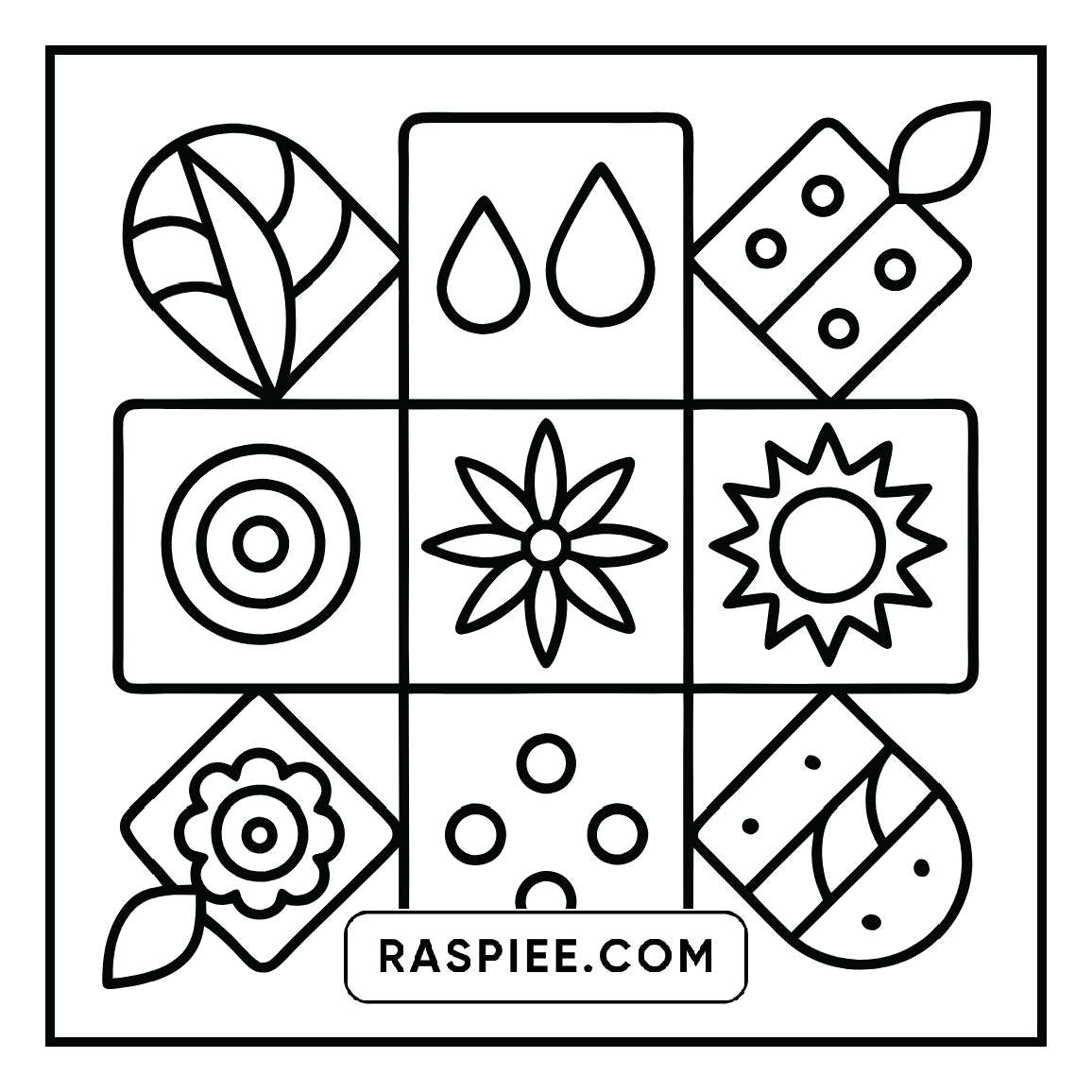 80 Bold and Easy Comfy Patterns Coloring Pages