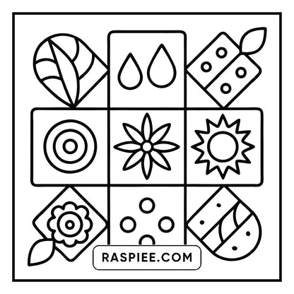 80 Bold and Easy Comfy Patterns Coloring Pages