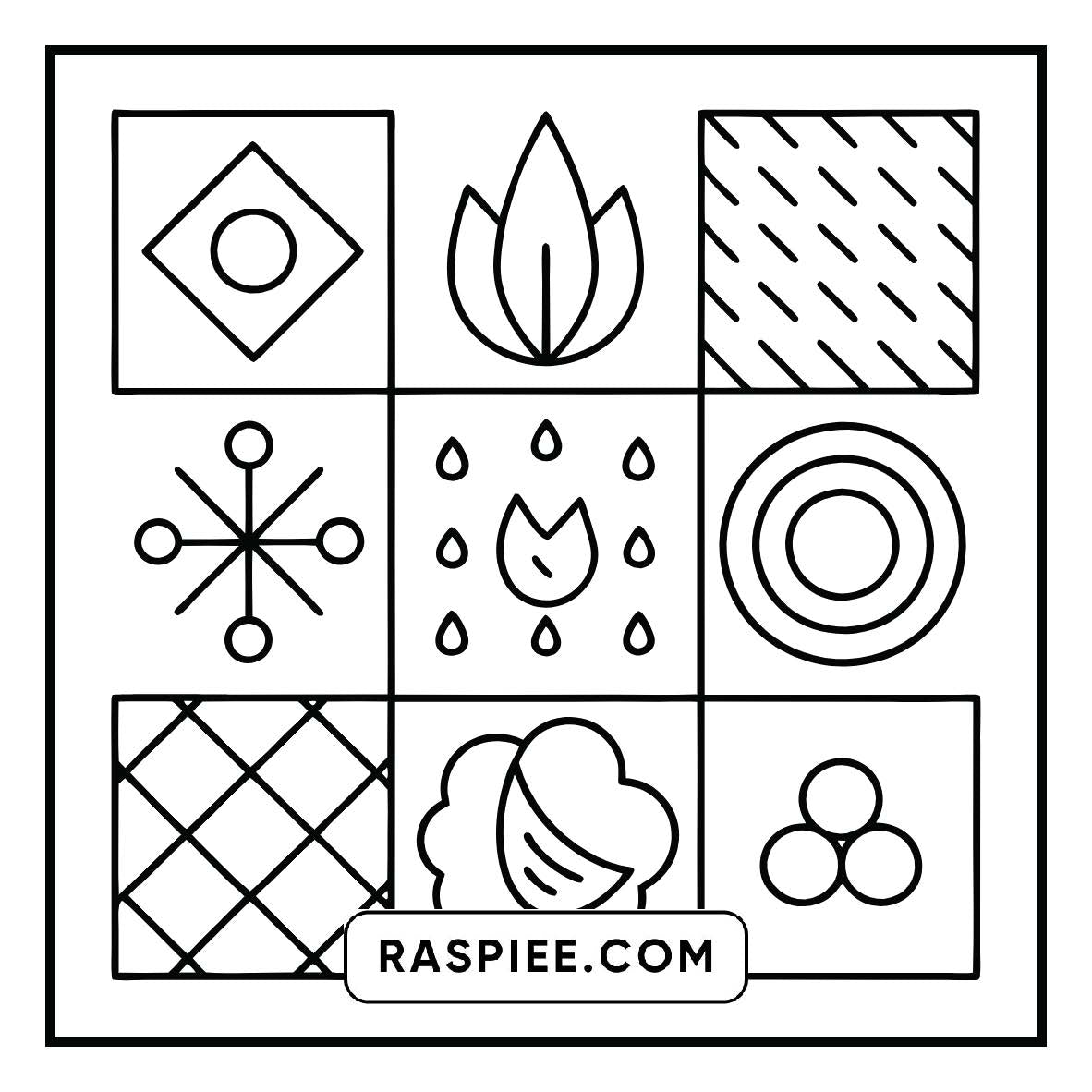 80 Bold and Easy Comfy Patterns Coloring Pages
