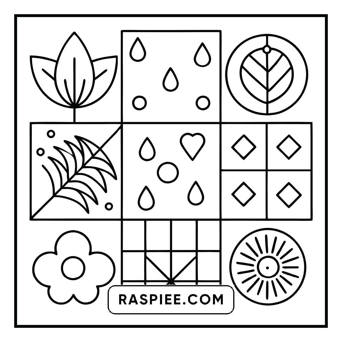 80 Bold and Easy Comfy Patterns Coloring Pages