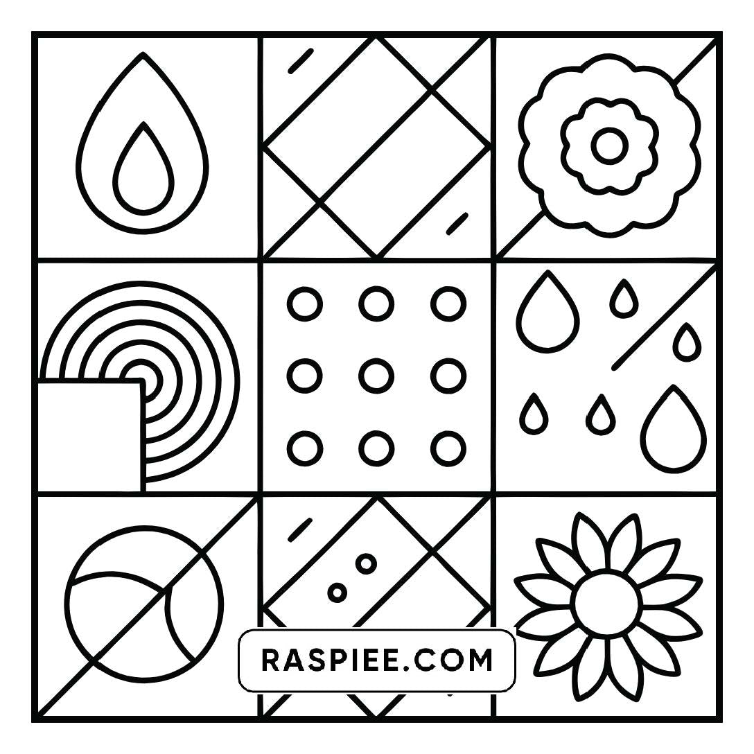 80 Bold and Easy Comfy Patterns Coloring Pages
