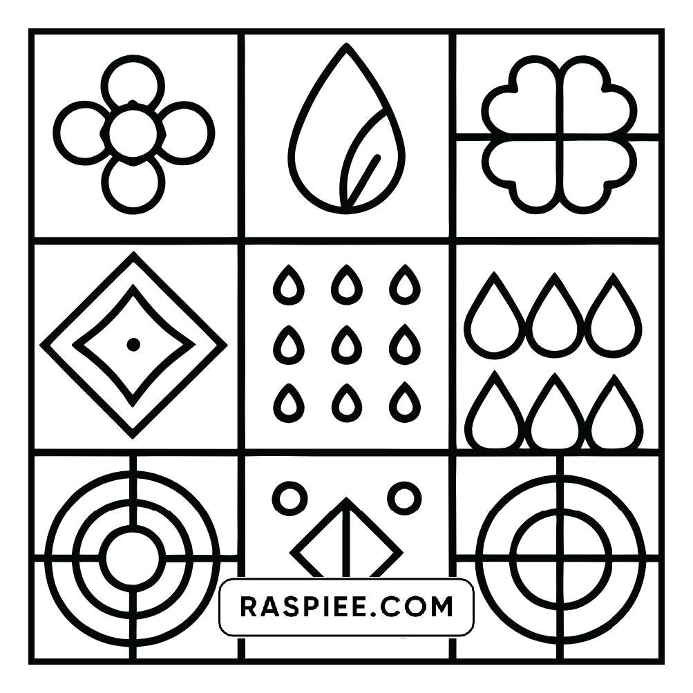 80 Bold and Easy Comfy Patterns Coloring Pages