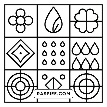 80 Bold and Easy Comfy Patterns Coloring Pages