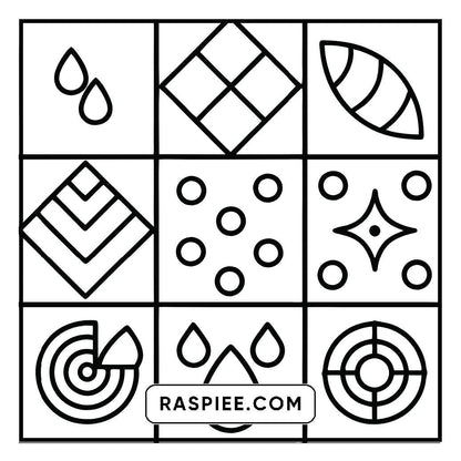 80 Bold and Easy Comfy Patterns Coloring Pages