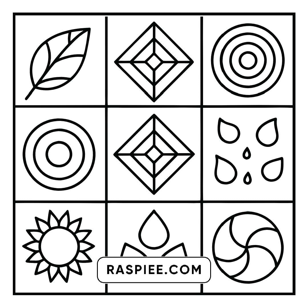 80 Bold and Easy Comfy Patterns Coloring Pages