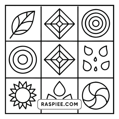 80 Bold and Easy Comfy Patterns Coloring Pages