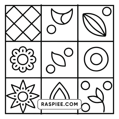 80 Bold and Easy Comfy Patterns Coloring Pages