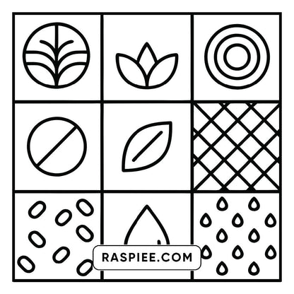 80 Bold and Easy Comfy Patterns Coloring Pages
