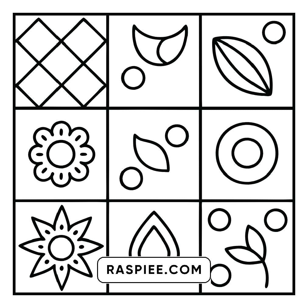 80 Bold and Easy Comfy Patterns Coloring Pages