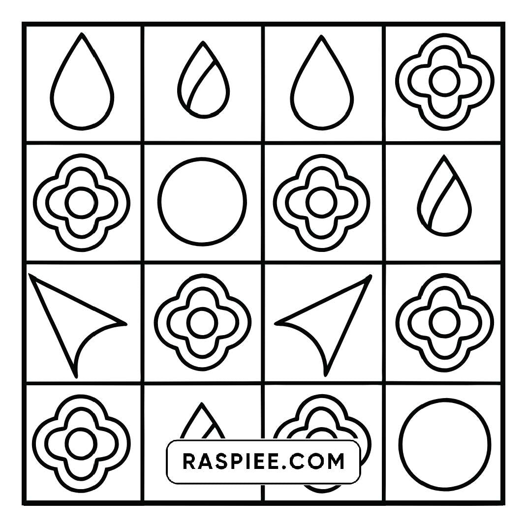 80 Bold and Easy Comfy Patterns Coloring Pages