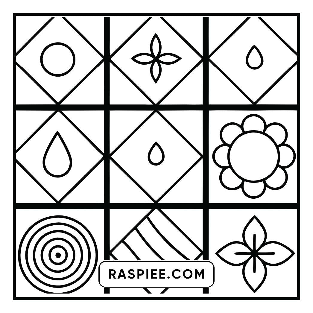 80 Bold and Easy Comfy Patterns Coloring Pages