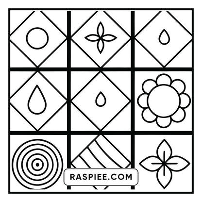 80 Bold and Easy Comfy Patterns Coloring Pages