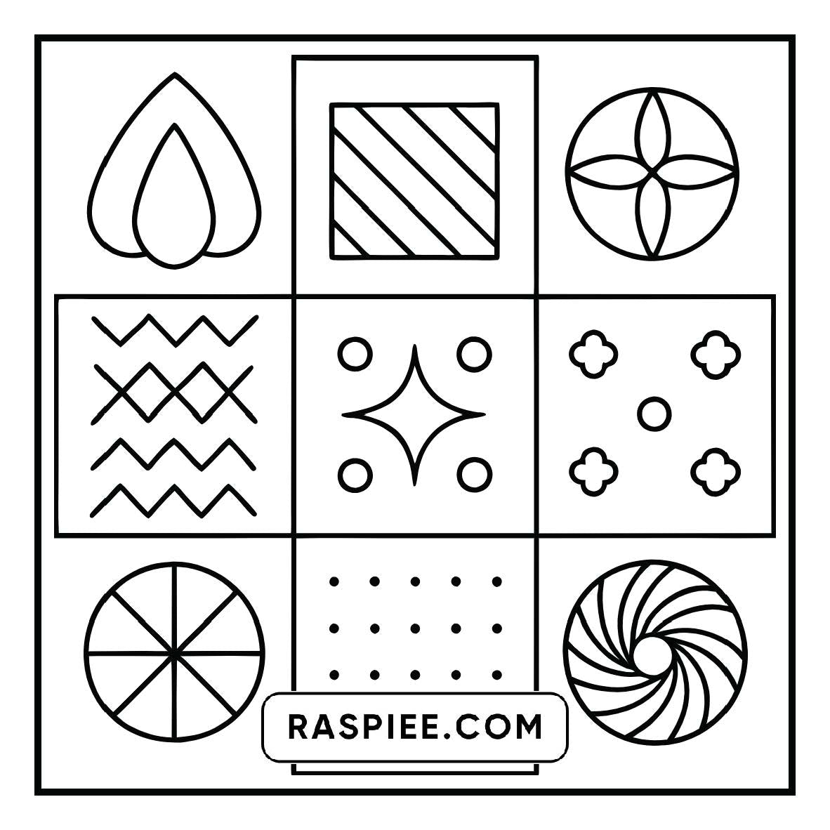 80 Bold and Easy Comfy Patterns Coloring Pages