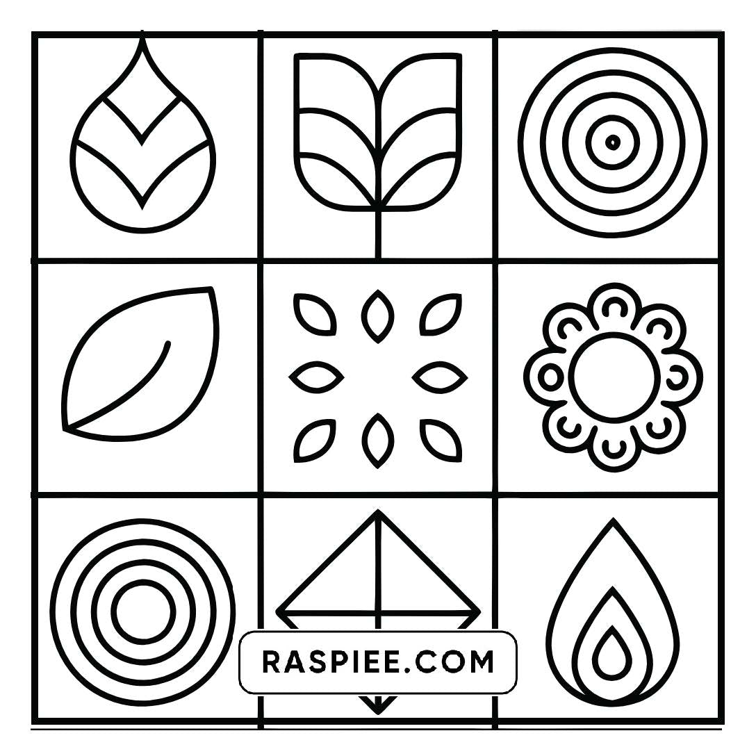 80 Bold and Easy Comfy Patterns Coloring Pages