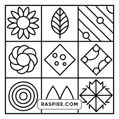 80 Bold and Easy Comfy Patterns Coloring Pages