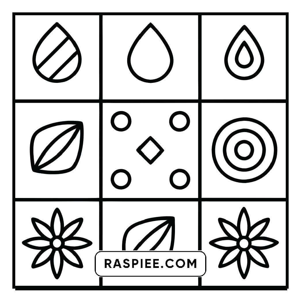 80 Bold and Easy Comfy Patterns Coloring Pages