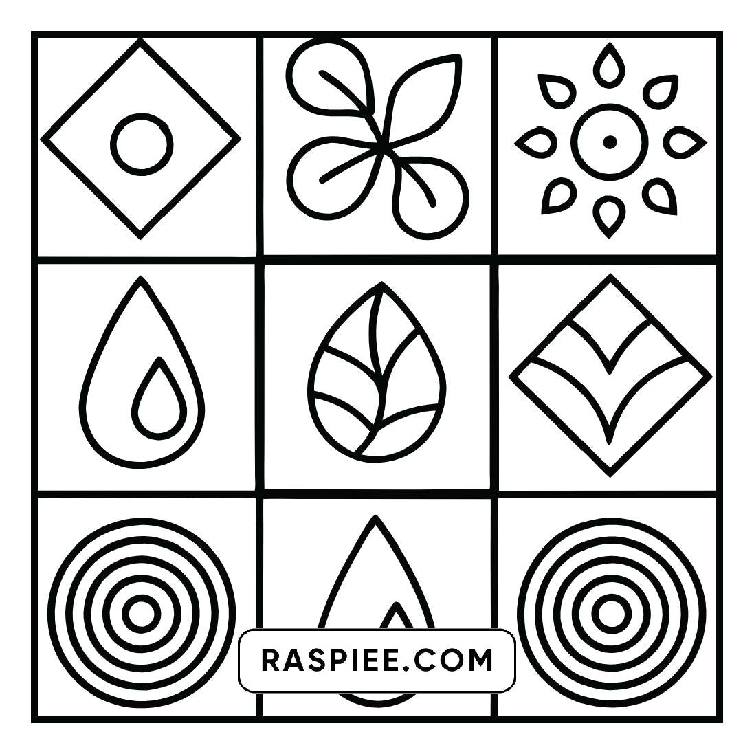 80 Bold and Easy Comfy Patterns Coloring Pages