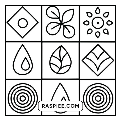 80 Bold and Easy Comfy Patterns Coloring Pages