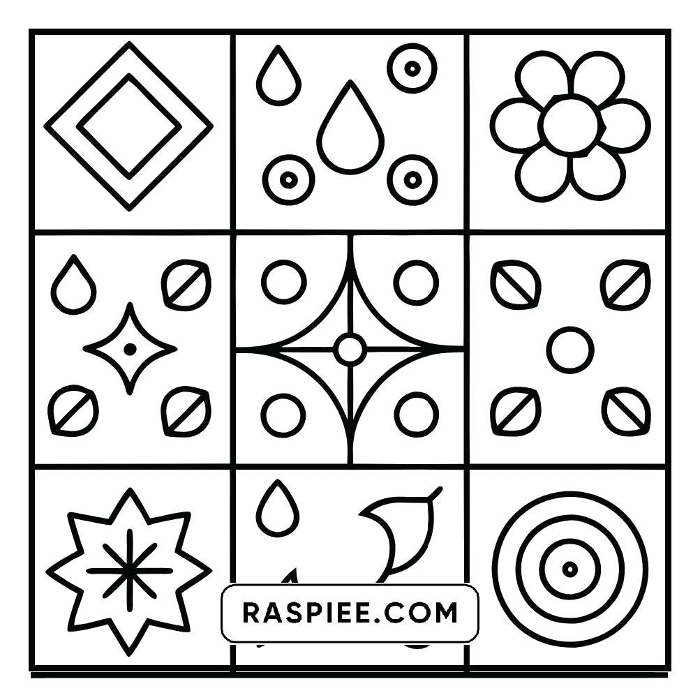 80 Bold and Easy Comfy Patterns Coloring Pages