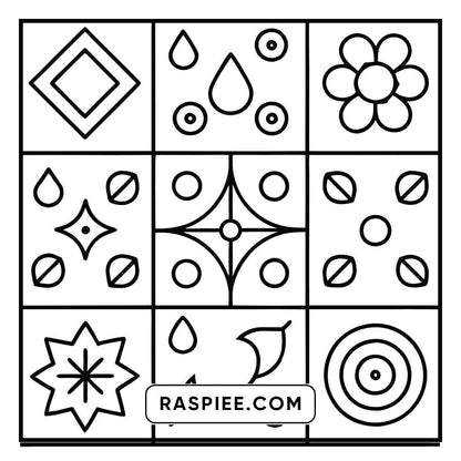 80 Bold and Easy Comfy Patterns Coloring Pages