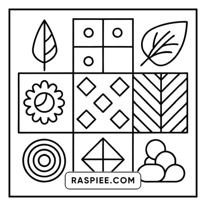 80 Bold and Easy Comfy Patterns Coloring Pages