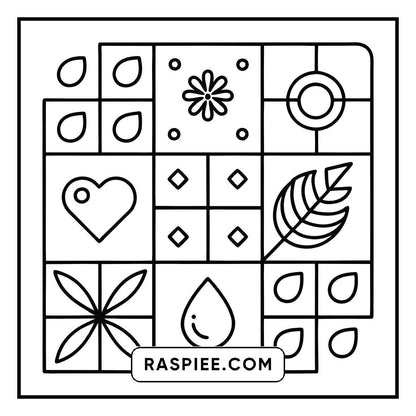 80 Bold and Easy Comfy Patterns Coloring Pages