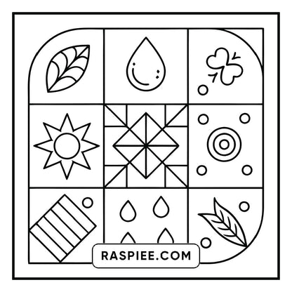80 Bold and Easy Comfy Patterns Coloring Pages