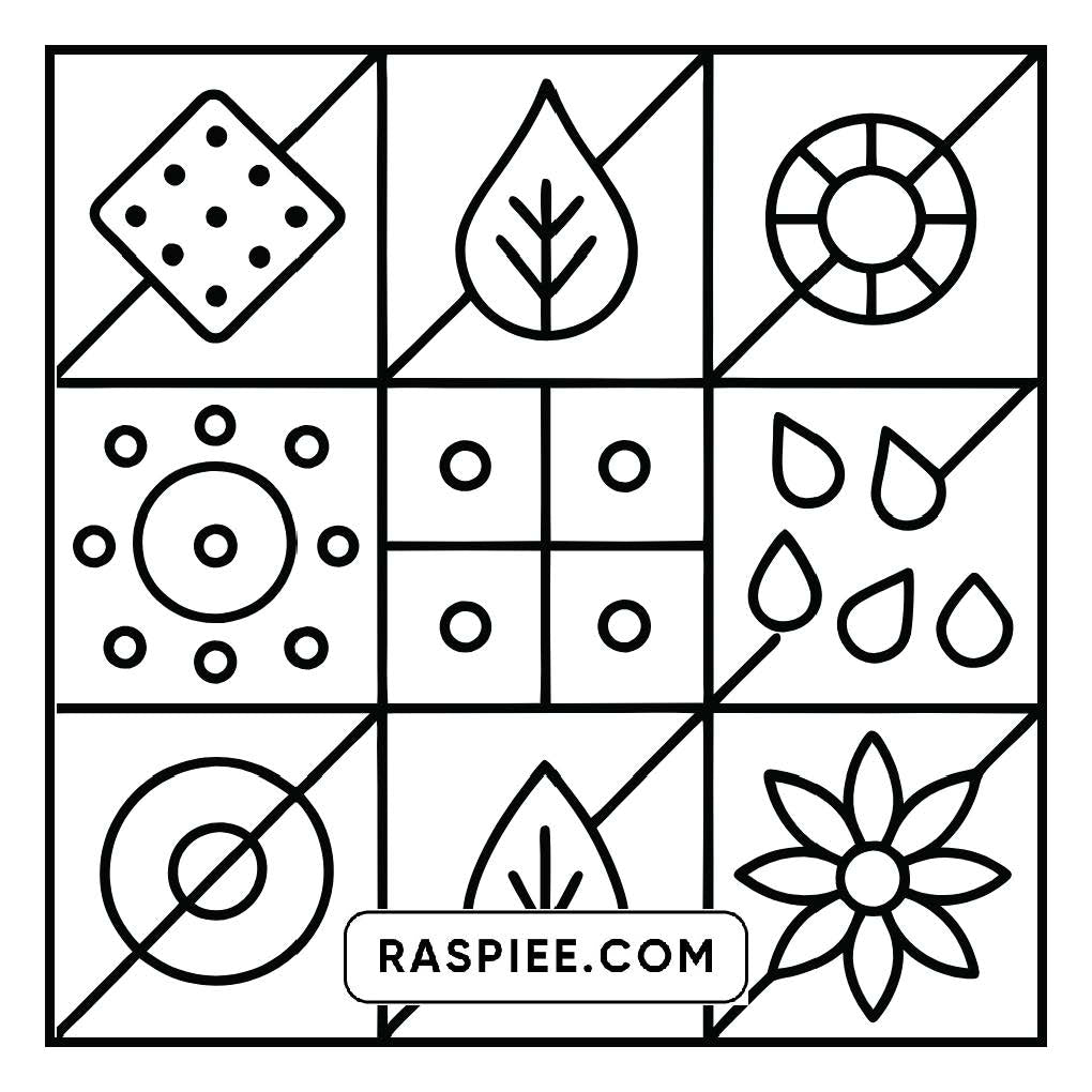 80 Bold and Easy Comfy Patterns Coloring Pages