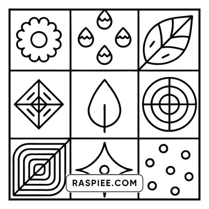 80 Bold and Easy Comfy Patterns Coloring Pages