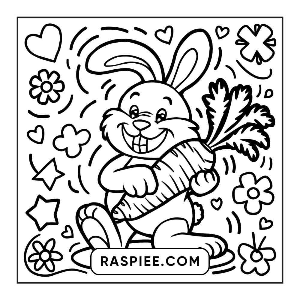 90 Bold and Easy Stress Relief Coloring Pages Printable PDF Instant Download