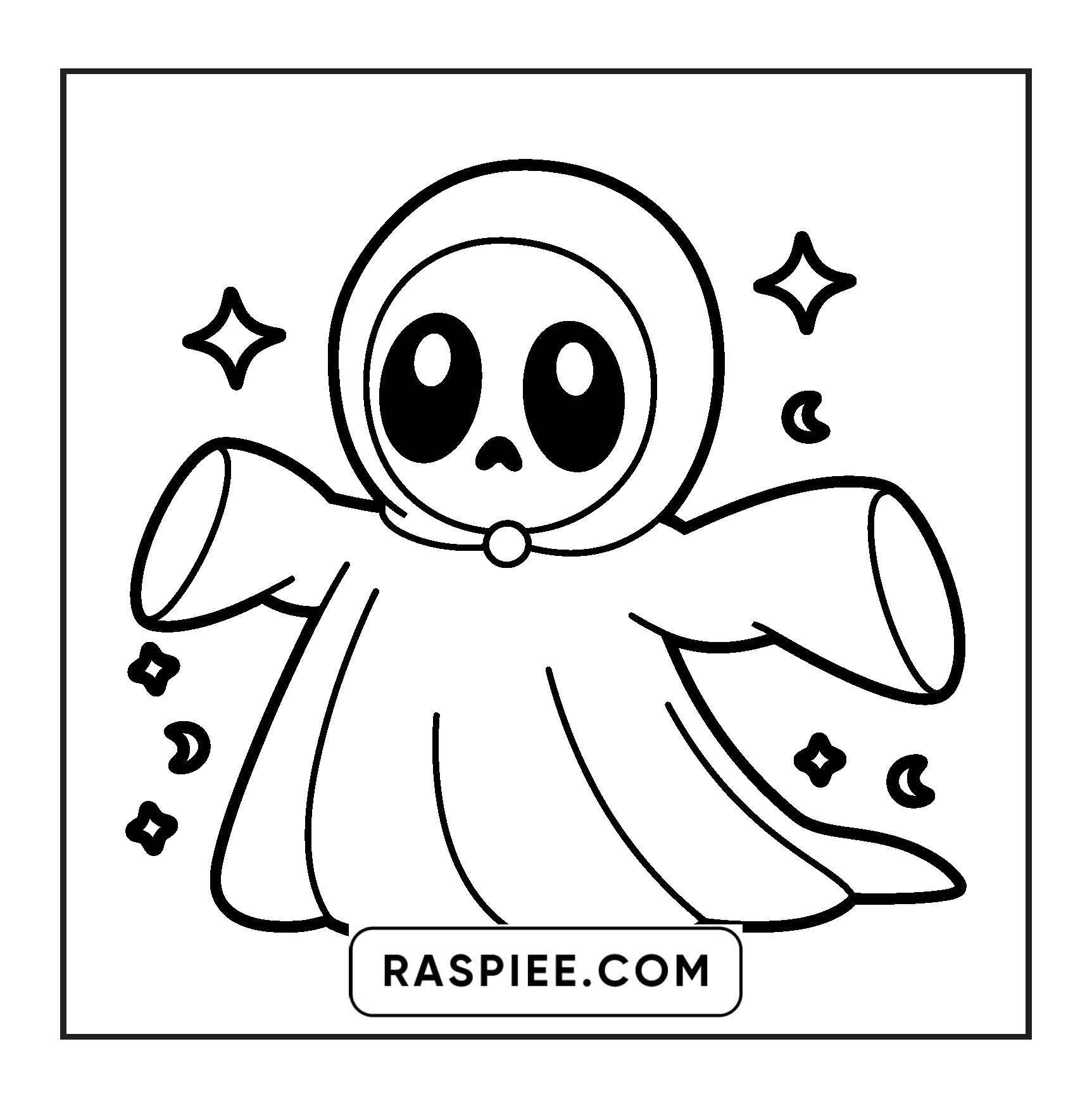 82 Bold and Easy Creepy Kawaii Coloring Pages