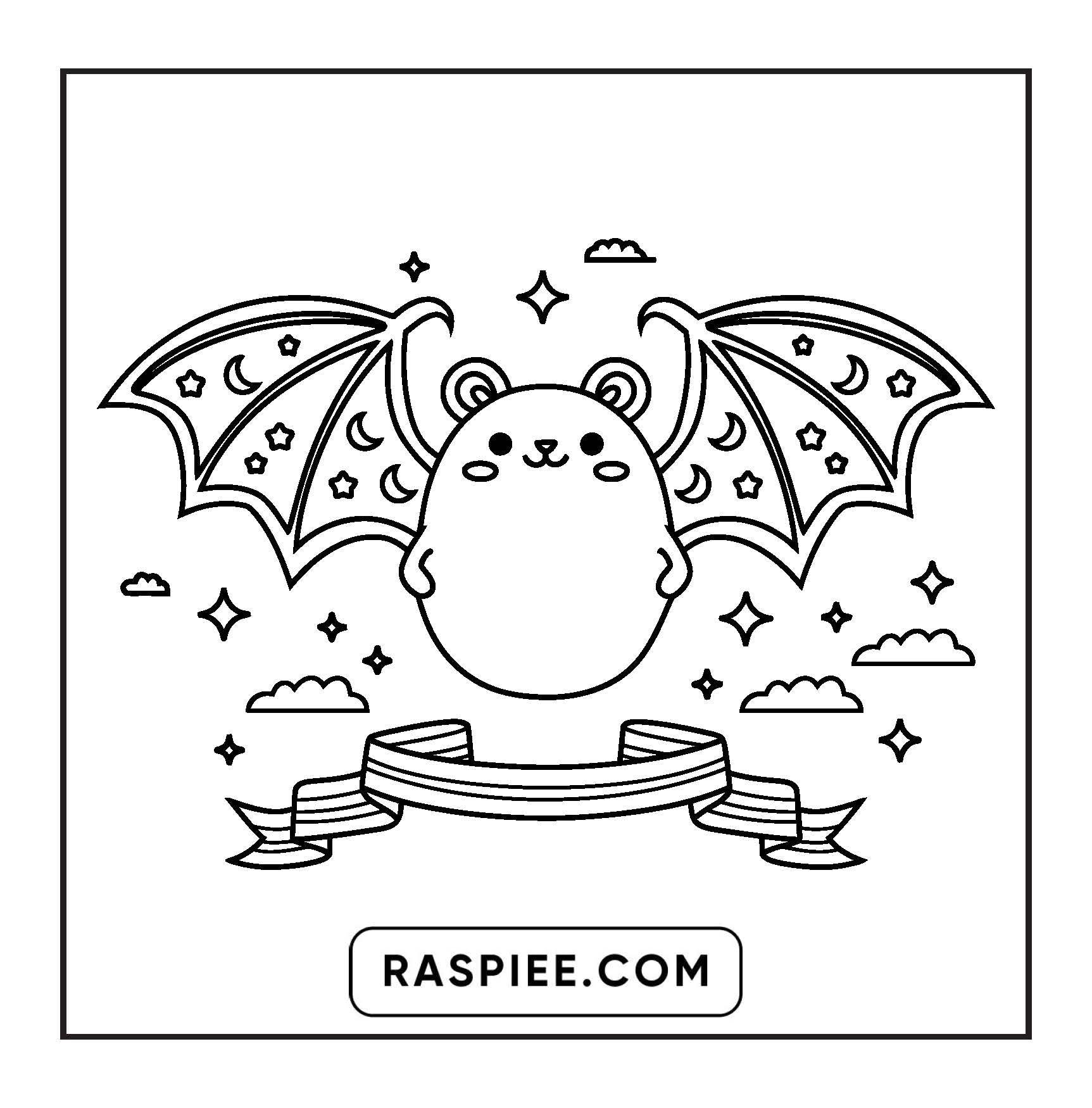 82 Bold and Easy Creepy Kawaii Coloring Pages