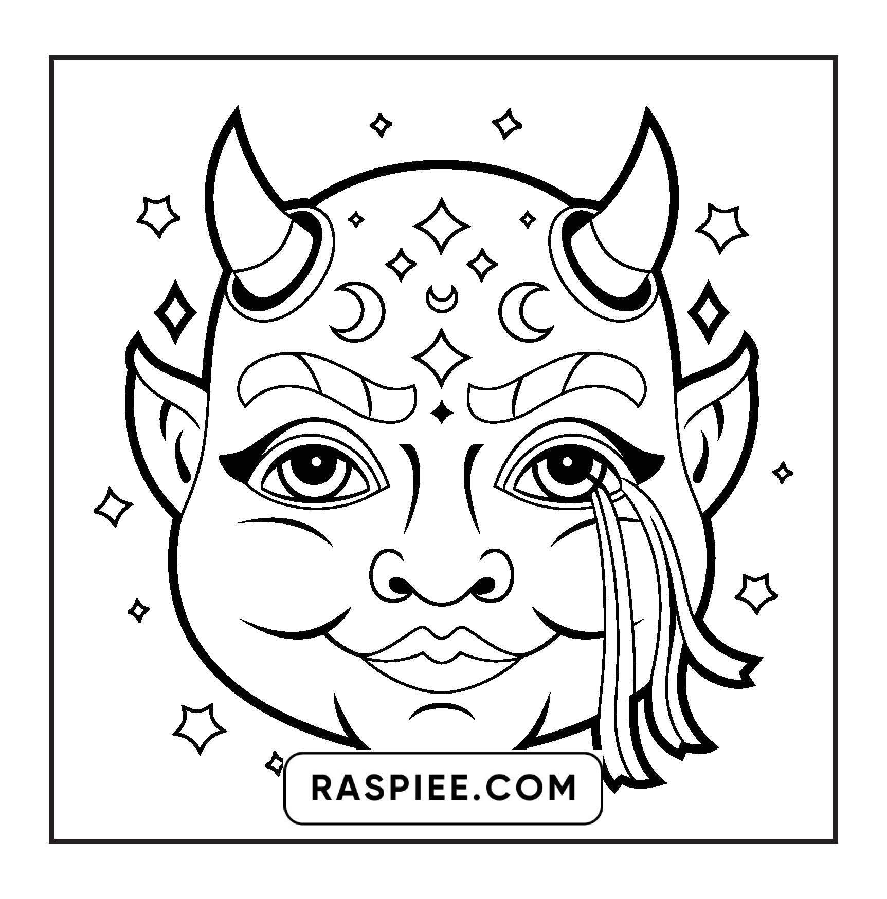 82 Bold and Easy Creepy Kawaii Coloring Pages