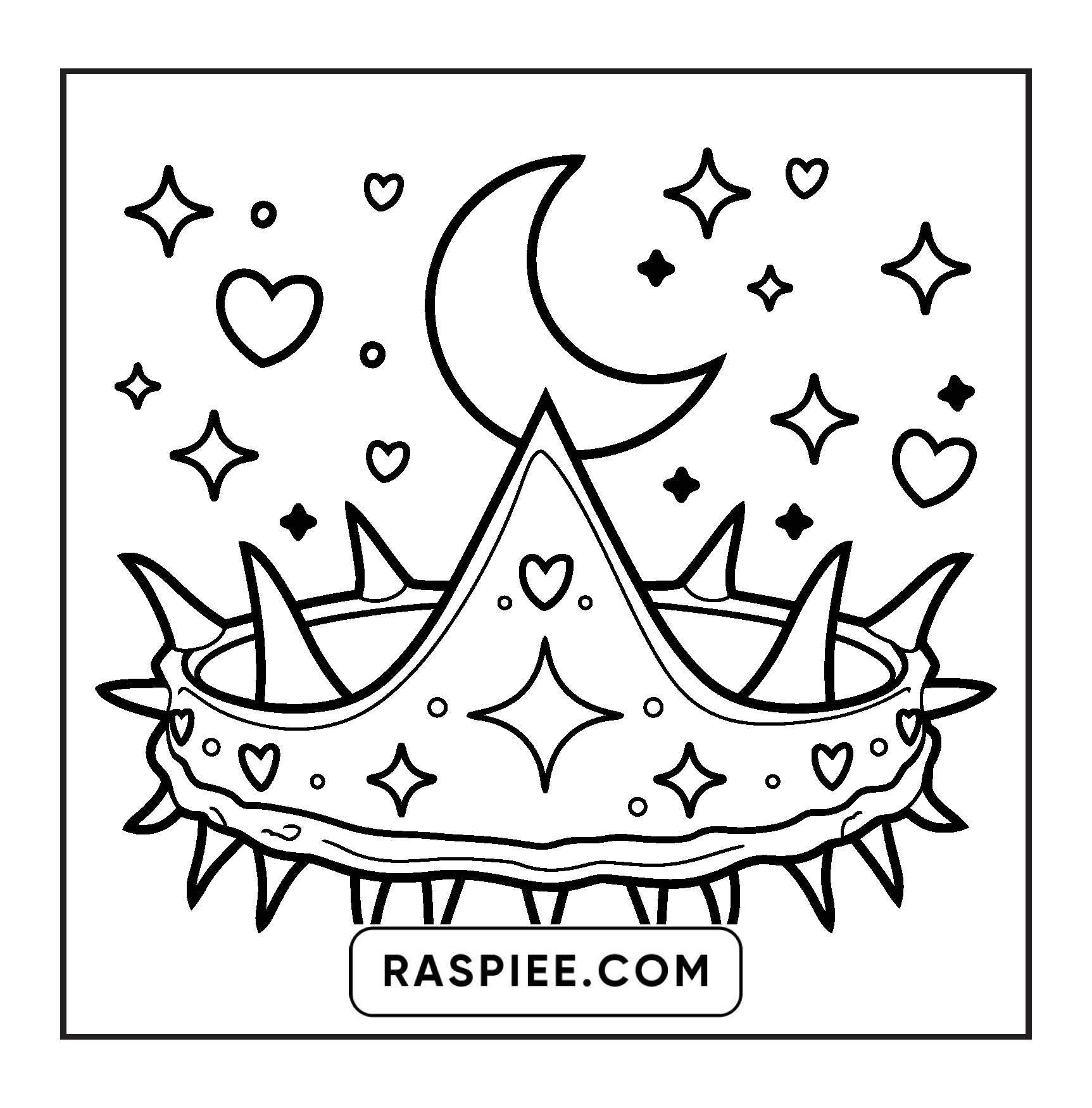82 Bold and Easy Creepy Kawaii Coloring Pages