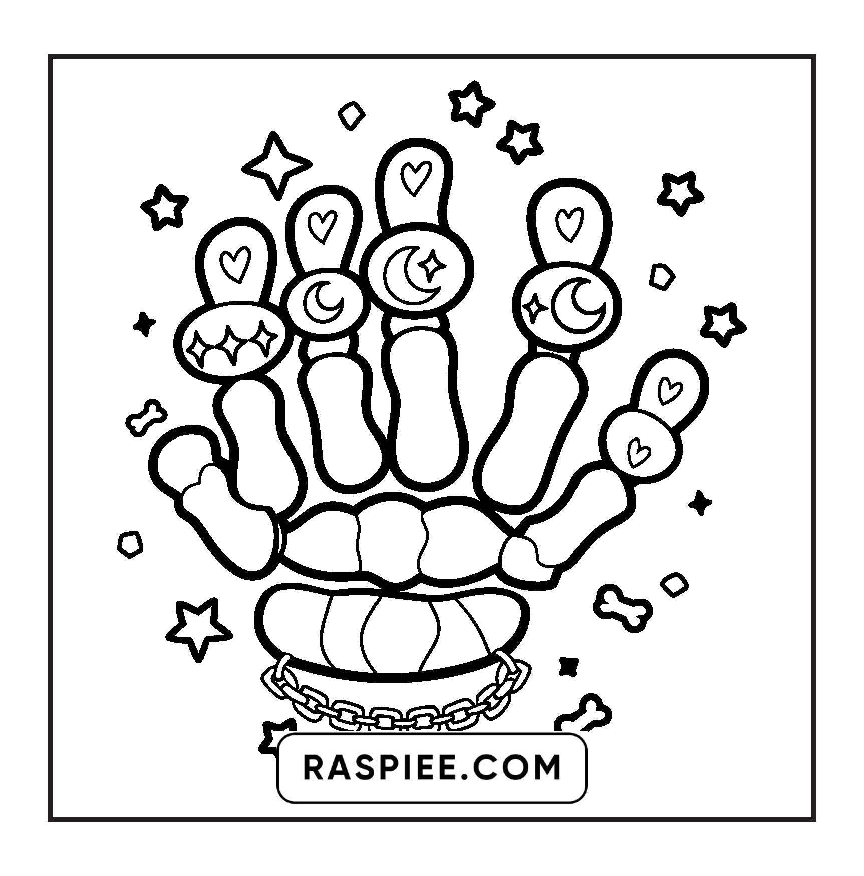 82 Bold and Easy Creepy Kawaii Coloring Pages
