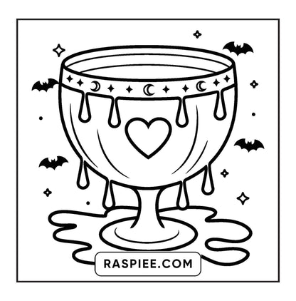 82 Bold and Easy Creepy Kawaii Coloring Pages