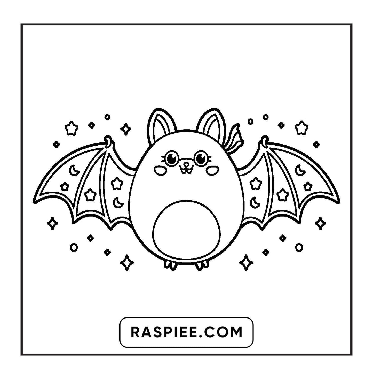 82 Bold and Easy Creepy Kawaii Coloring Pages